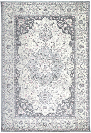 Delicate Grey Oriental Rug - Floorsome - Modern Rugs