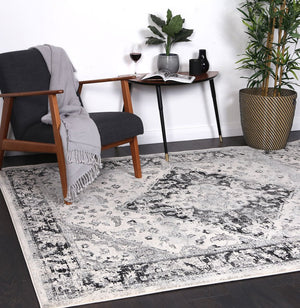 Delicate Grey Traditional Rug - Floorsome - Modern Rugs