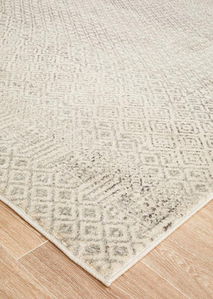 Diamond Grey Transitional Rug - Floorsome - Modern