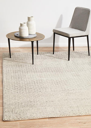 Diamond Grey Transitional Rug - Floorsome - Modern