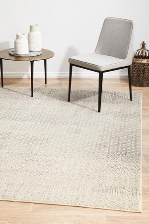 Diamond Grey Transitional Rug - Floorsome - Modern