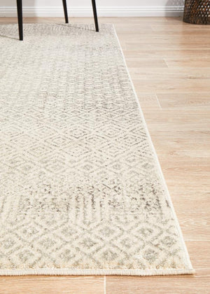 Diamond Grey Transitional Rug - Floorsome - Modern