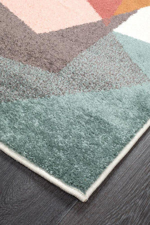 Dimensions 420 Blush Modern Runner Rug - Floorsome - Modern