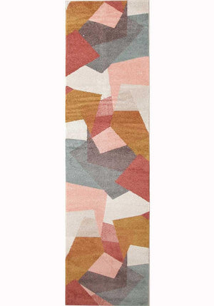 Dimensions 420 Blush Modern Runner Rug - Floorsome - Modern