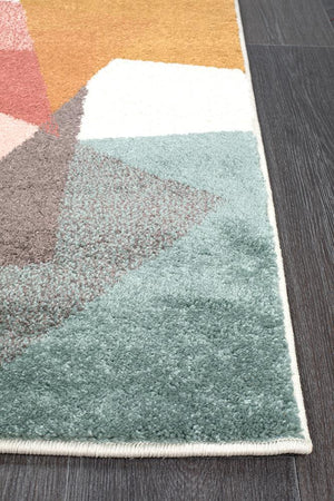 Dimensions 420 Blush Modern Runner Rug - Floorsome - Modern