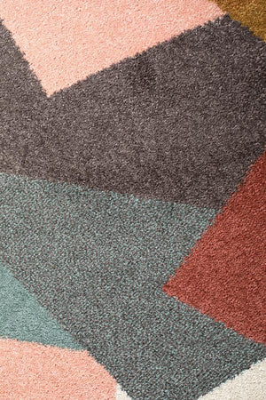 Dimensions 420 Blush Modern Runner Rug - Floorsome - Modern