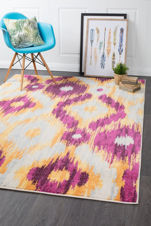 Dimensions 421 Aubergine Modern Rug - Floorsome - Modern