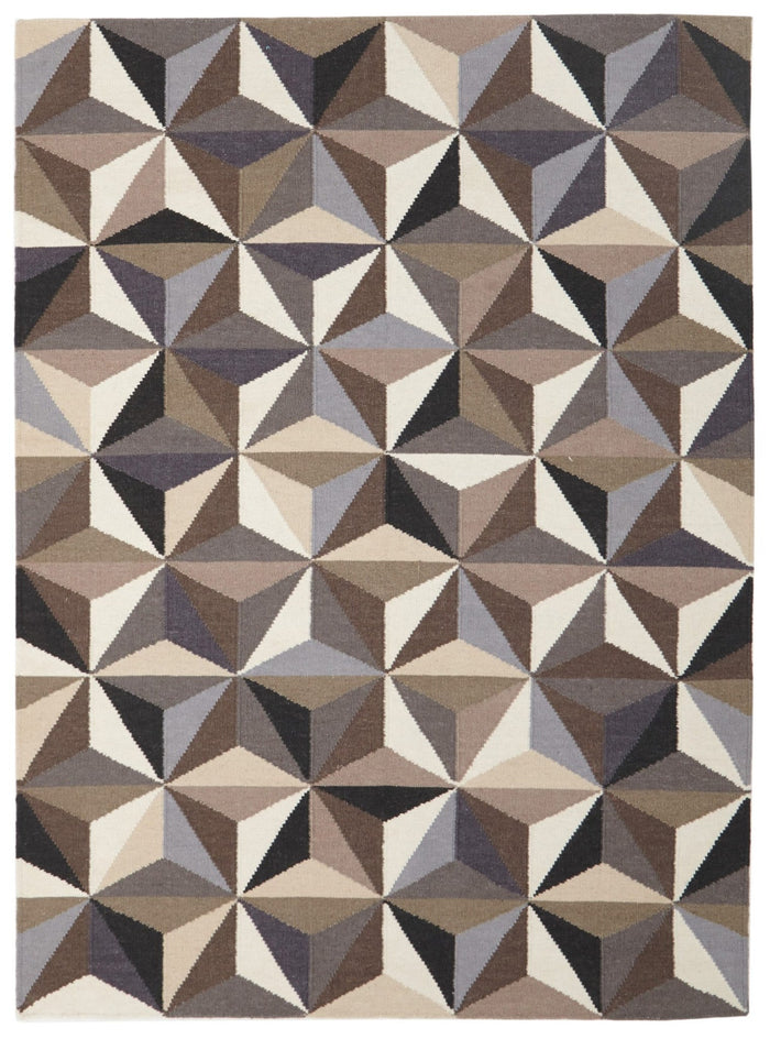 Dimensions Flat Weave Rug Grey