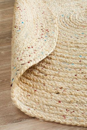 Diva Bleached Natural Rug - Floorsome - Flatweave