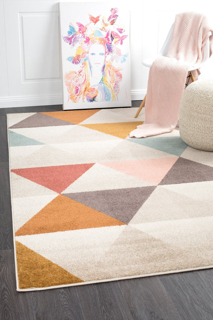 Divinity Order Blush Modern Rug