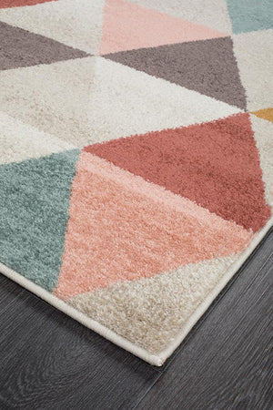 Divinity Order Blush Modern Runner Rug - Floorsome - Modern