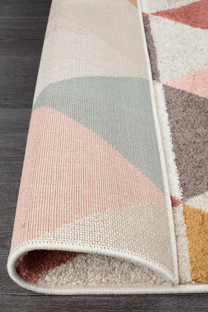 Divinity Order Blush Modern Runner Rug - Floorsome - Modern