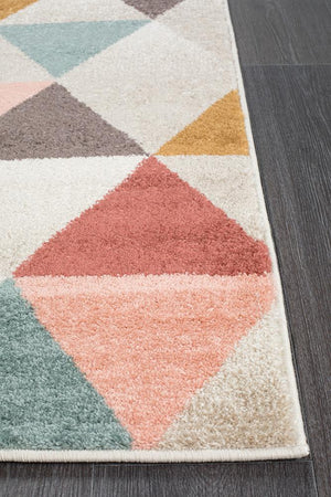 Divinity Order Blush Modern Runner Rug - Floorsome - Modern