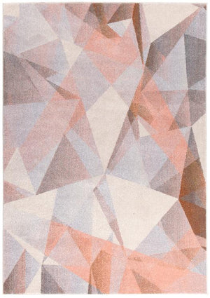 Divinity Shatter Blush Modern Rug - Floorsome - Modern