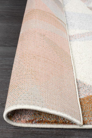 Divinity Shatter Blush Modern Runner Rug - Floorsome - Modern