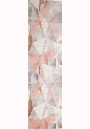 Divinity Shatter Blush Modern Runner Rug - Floorsome - Modern