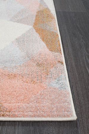 Divinity Shatter Blush Modern Runner Rug - Floorsome - Modern