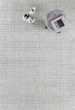 Dolomite Ivory Wool Rug - Floorsome - FLATWEAVE