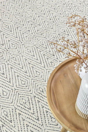 Dolomite Ivory Wool Rug - Floorsome - FLATWEAVE