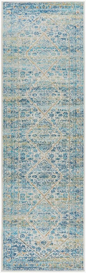 Duality Silver Transitional Runner Rug - Floorsome - Modern