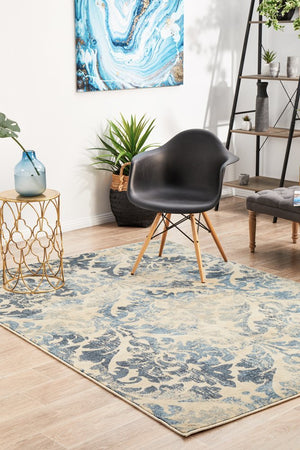 Elisabeth Heritage Rug Bone - Floorsome - Modern