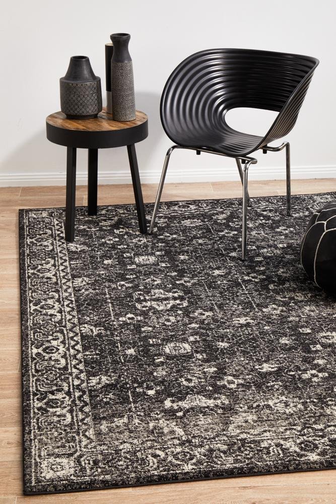 Estella Charcoal Transitional Rug