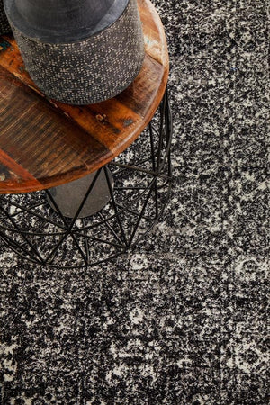 Estella Charcoal Transitional Runner Rug - Floorsome - Modern