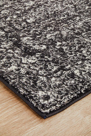 Estella Charcoal Transitional Runner Rug - Floorsome - Modern