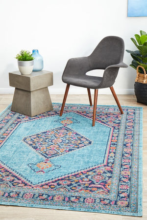 Eternal 910 Blue Rug - Floorsome - Modern