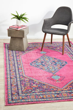 Eternal 910 Pink Rug - Floorsome - Modern