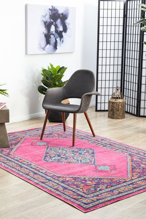 Eternal 910 Pink Rug - Floorsome - Modern