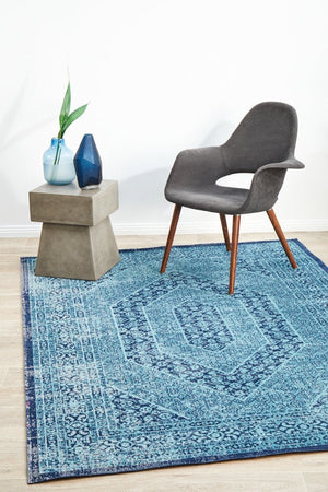 Eternal 912 Blue Rug - Floorsome - Modern