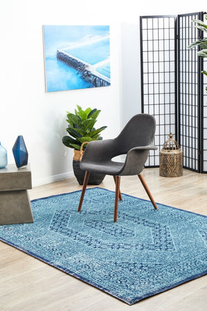 Eternal 912 Blue Rug - Floorsome - Modern