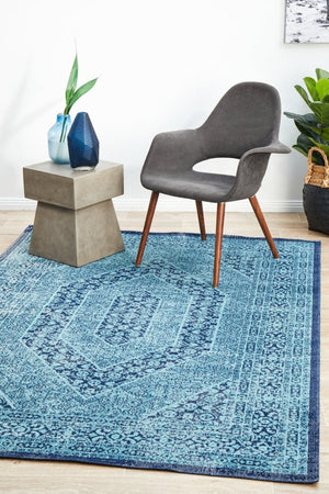 Eternal 912 Blue Rug - Floorsome - Modern