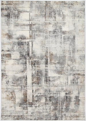 Expressions Beige Grey Modern Rug - Floorsome - Modern Rugs