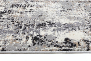 Expressions Grey Modern Rug - Floorsome - 