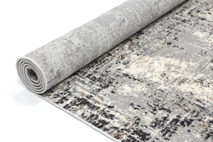 Expressions Grey Modern Rug - Floorsome - 