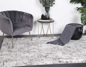 Expressions Grey Modern Rug - Floorsome - 