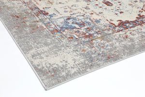 Expressions Grey Multi Contemporary Rug - Floorsome - Modern