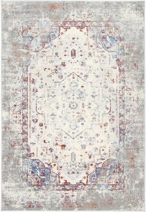 Expressions Grey Multi Contemporary Rug - Floorsome - Modern