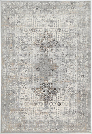 Expressions Grey Oriental Rug - Floorsome - modern rugs