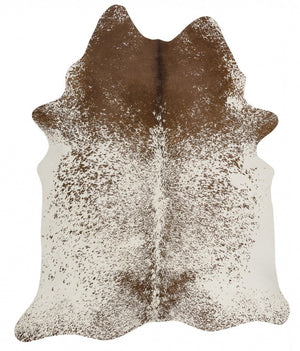 Exquisite Natural Cowhide Salt & Pepper Brown - Floorsome - Cowhide