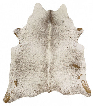 Exquisite Natural Cowhide Salt & Pepper Brown - Floorsome - Cowhide