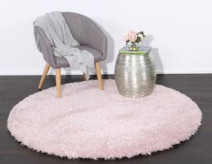 Flokati Shag Rug Light Pink - Floorsome - Shaggy