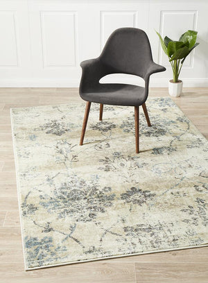 Florence Heritage Rug Bone - Floorsome - Modern