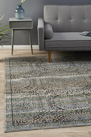 Fluid Morrow Modern Blue Rug - Floorsome - Modern