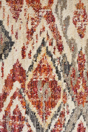 Fluid Sunset Modern Rust Rug - Floorsome - Modern