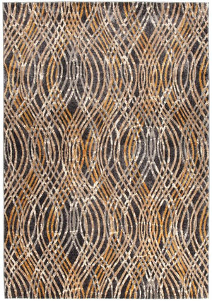 Flurry Modern Charcoal Rug - Floorsome - Modern