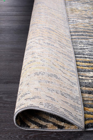 Flurry Modern Charcoal Runner Rug - Floorsome - Modern