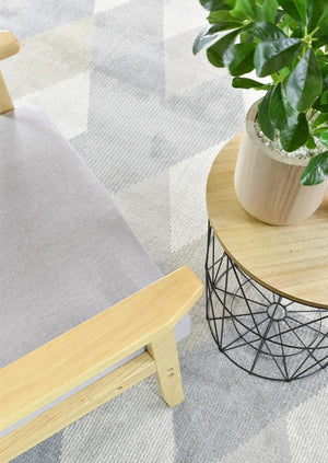 Focus Beige Diamond Rug - Floorsome - Modern Rugs